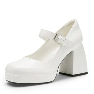 Dream Pairs White Heels Elegant Design